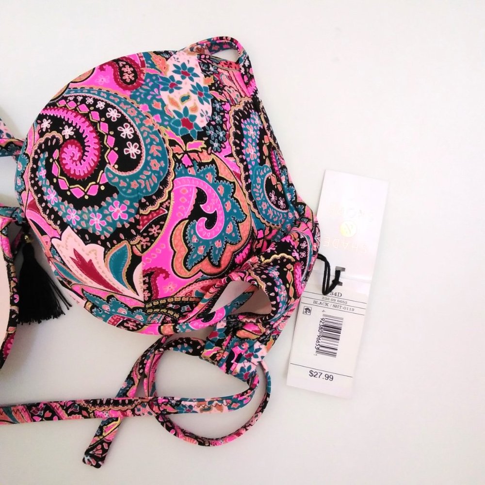 Pink Floral Paisley Bikini Set - Picture 6 of 12